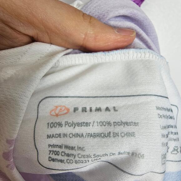 Primal Cycling Jersey Women S Purple Dandelion WIsh Bike Shirt Athletic Top - Picture 7 of 8